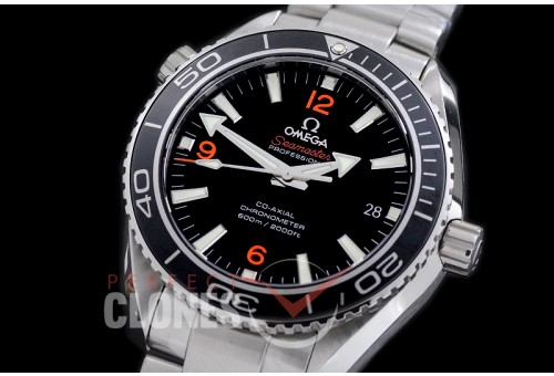 0 OMCPO42-033 XF Seamaster Planet Ocean 42mm Black SS/SS VS 8500 Superclone Free Rubber Strap !