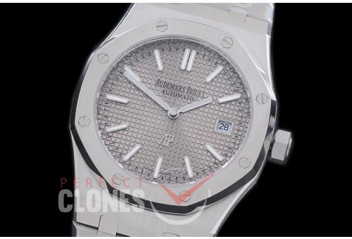 AP15202-104 Royal Oak Jumbo Automatic 15202 SS/SS Grey Asian 2813 