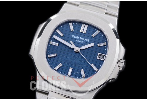 PP00439S JJF Nautilis 5711 40th Anni Limited Edition SS/SS Blue Miyota 9015 Modified Calibre 324SC