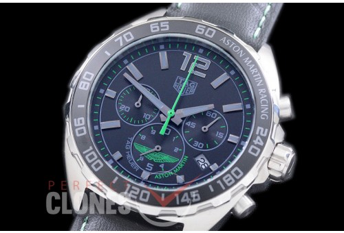0 0 TGF1-AM-103L Formula 1 Aston Martin Special Ed Chronograph SS/LE Grey/Green OS 10 Qtz