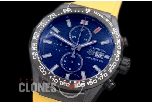 TGCH1-162R-2 Carrera Heuer-01 Chronograph PVD/RU Black Jap OS 10 Quartz 