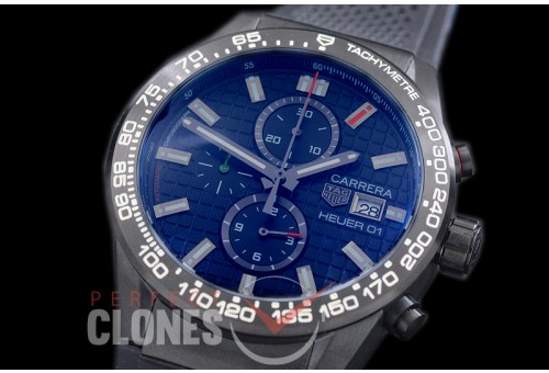 TGCH1-162R-1 Carrera Heuer-01 Chronograph PVD/RU Black Jap OS 10 Quartz 