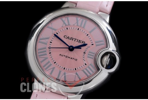 CARBA-33-023AL AF Ballon de Cartier Midsize 33 SS/LE Pink Miyota Mod 076 