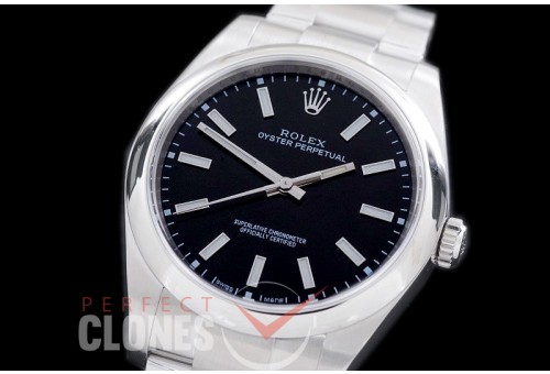 RLOY00107S JF/ARF 904L Steel Osyter Perpetual 114300 SS/SS Black SH 3132