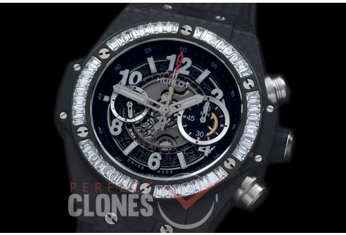 HB45-018E Big Bang Unico CF/Ruby/RU Grey Skeleton Asian 7750 28800 
