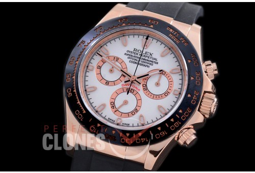 0 0 RLDFR00901R ARF/JF Daytona/Osyterflex 116515LN RG/CER/RU White SH-4130 / 904L Steel 