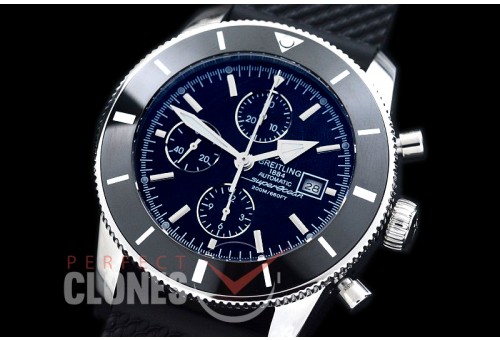 BLSF01006R Superocean Heritage Chronograph SS/RU Black A-7750