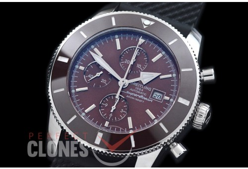 BLSF01008R Superocean Heritage Chronograph SS/RU Brown A-7750