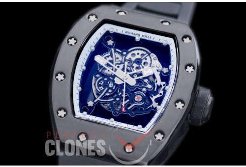 RM035-02-035 Rafal Nadal America Tourbilon Black DLC/RU Skeleton Customized Movt