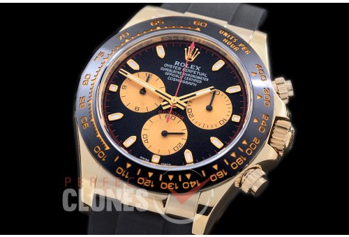 0 0 RLDF00907R ARF/JF Daytona/Osyterflex 116518LN YG/CER/RU Black SH-4130 / 904L Steel 
