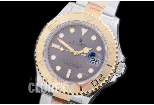 0 0 RYMENT00976 GMF 2016 116623 904L Steel Yachtmaster Men SS/YG Grey SA 3135