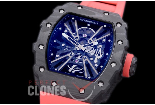 RM012-01-102 RM012 Tourbillon Black/Red NTPT/RU Black Skeleton Customized Movt