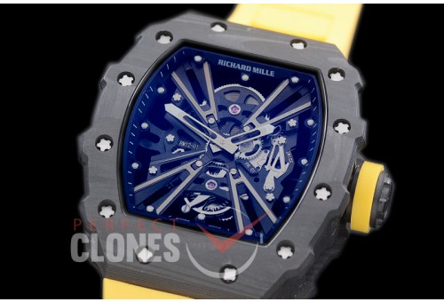 RM012-01-106 RM012 Tourbillon Black/Yellow NTPT/RU Black Skeleton Customized Movt