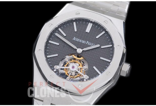 APROT00104 ARF/JF Royal Oak 26510 Tourbillon SS/SS Grey Real Tourbillon