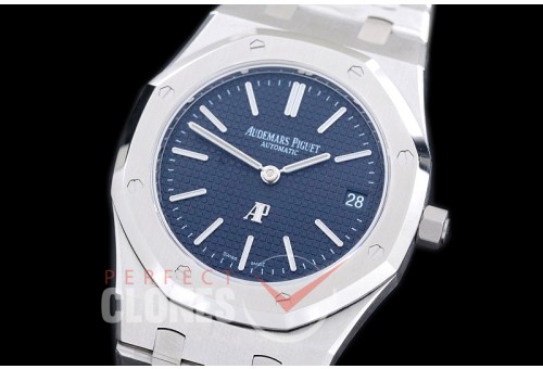 0 AP15202-303 Royal Oak Jumbo Automatic 15202 SS/SS Blue Asian Clone Calibre 2121 