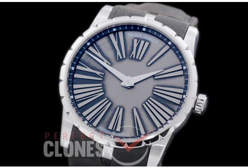 0 0 0 RDCAL-093 Excalibur 42 Automatic SS/LE Grey Roman Customize RD622 