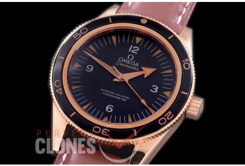 0 0 0 0 OMCPO-40-703L XF Seamaster 2014 RG/LE Black Miyota 8205 