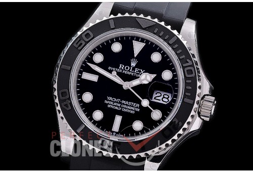 RYM-42-001S GMF V3 904 Steel 2019 Yachtmaster 42 226659 Men Oysterflex CER/SS/RU Black VR 3235