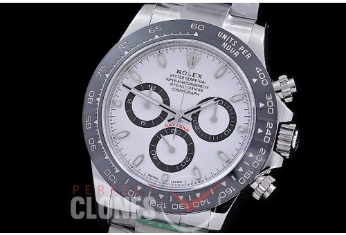 0 0 0 RLDS-4130-910 APS-F 904L Steel Daytona 116500 SS/CER/SS White Sticks 4130 Superclone - 72 Hours Power Reserve Movement 