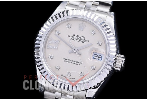 R28DJS-2R-120J BP 2023 Datejust 28mm Ladies 279174 SS/SS Fluted/Jubilee Silver Star Diam Eta 2671