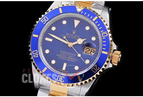 0 RLST00032 16613 BP Submariner SS/YG Blue VR 3135 - Special Offer