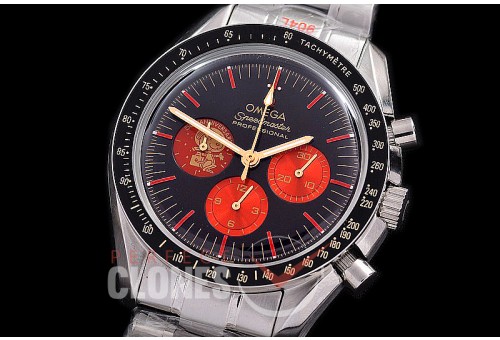 0 0 0 0 OMSP00252S1 Speedmaster Snoopy Limited Edition SS/SS Black OS20 Quartz