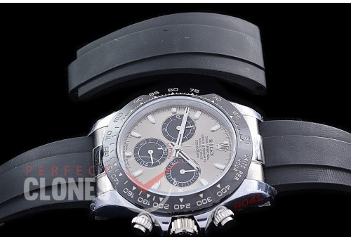 0 0 0 RLDS-4130-858RW QF V3 904L Steel Daytona 116519LN SS/CER/RU Grey Sticks 4130 Superclone - 72 Hours Power Reserve Movement / Extra Weight
