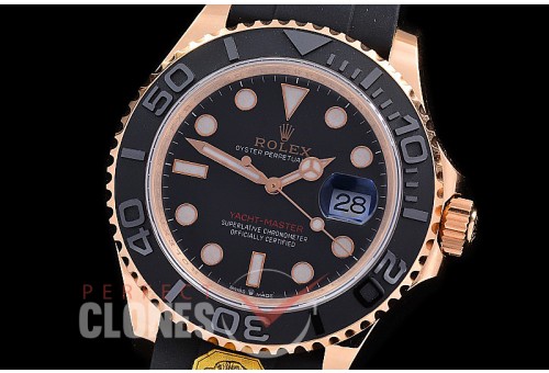 0 0 0 0 0 RYMENR00005 Gold-F 904 Steel 116655 Yachtmaster Everose Men RG/RU Black VR 3135