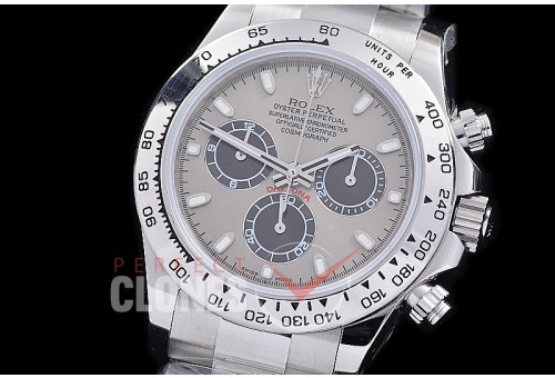 0 0 0 RLDS00407 OMF Daytona 116509 SS/SS Grey Sticks Asian 7750