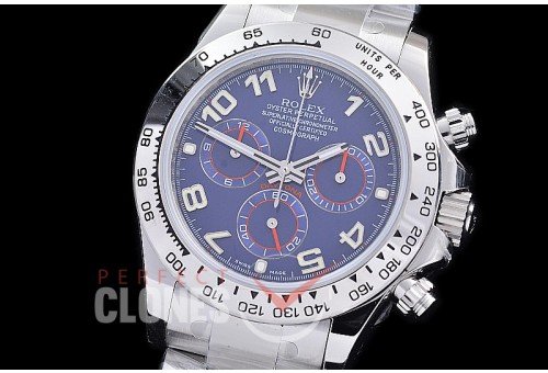 0 0 0 RLDS00428 OMF Daytona 116509 SS/SS Blue Numeral Asian 7750