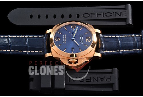 0 0 0 0 0 PN1114S01 TTF Pam 1114S Gold Tech Luminor 1950 3 Days Marina RG/LE Blue VS P9010 