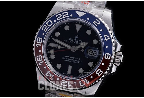 0 0 0 0 0 RLGS00813 NF V2 904L Steel 116710BLRO CHS SS/SS Pepsi GMT Black SA3186 - Special Offer