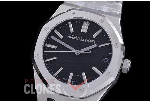 AP15510-012 ZF AP15510ST 50th Anniversary Royal Oak Automatic SS/SS Black Asian Clone Calibre 4302 28800bph