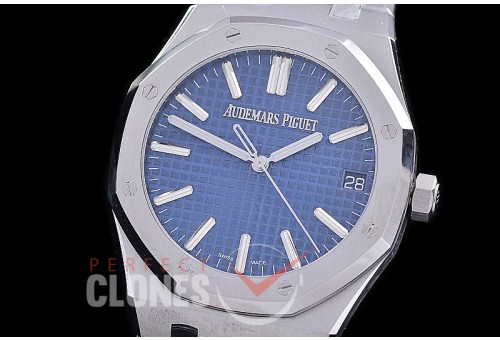 AP15510-014 ZF AP15510ST 50th Anniversary Royal Oak Automatic SS/SS Blue Asian Clone Calibre 4302 28800bph