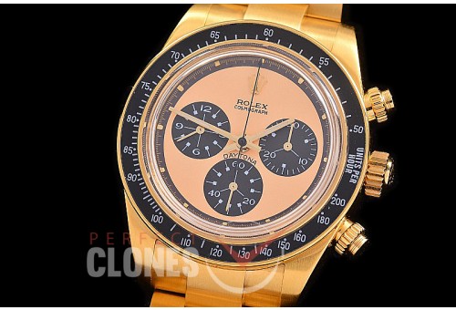 RLD-LADG-023 ZF Daytona Les Artisans De Geneve "Tribute to Rolex Gold Daytona 6241" YG/YG Gold A-7750 / 4130