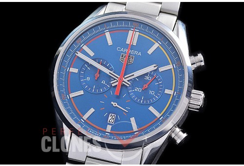 TGCC-42-114 Carrera Classic Chronograph SS/SS Blue OS 20 Qtz 