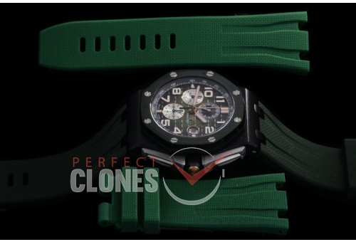 AP26405-102 APF Royal Oak Offshore Chronograph CER/RU Burnt Green Asian Clone Calibre 3126 