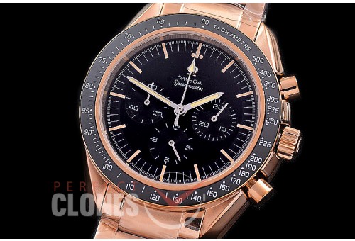 0 0 0 0 OMSP00272 Speedmaster Moon Watch Limited Edition RG/RG Black OS20 Quartz