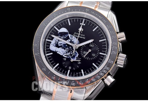 0 0 0 0 OMSP00269S1 Speedmaster Moon Watch Limited Edition SS/RG/SS Black OS20 Quartz
