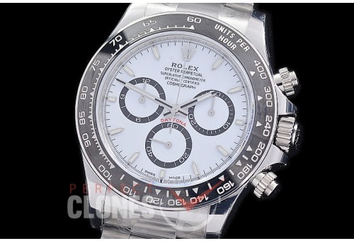 0 0 0 0 RLDS-126500-051 XF/VSF 904L Steel Daytona 126500LN SS/SS White Sticks DD 4131 Superclone - 72 Hours Power Reserve Movement 