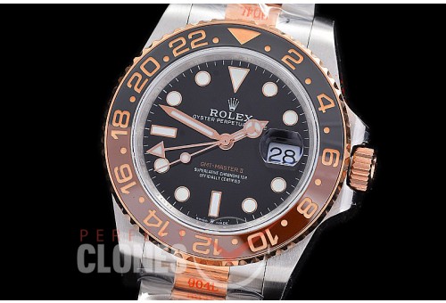 0 0 0 0 0 0 RLGTR00941 GMF V6 904L Steel 2018 GMT 126711CHNR Coke SS/RG Black VR 3285 CHS
