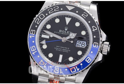 0 0 0 0 0 RLGS00922J GMF V6 904L Steel GMT 126710BLNR Batman SS/SS/Jubilee Black VR 3285 CHS
