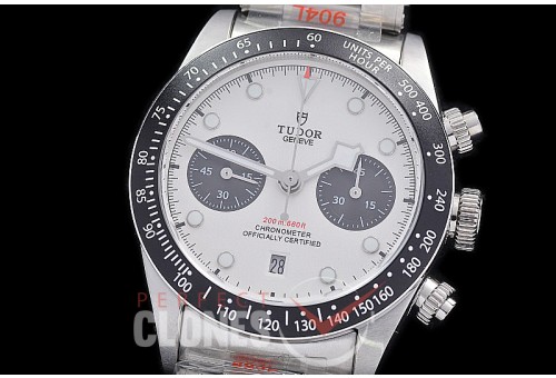 TUBBC-101 ZF Black Bay Chrono M79360N-0002 SS/SS White A-7500 