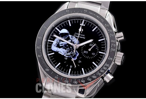 0 0 0 0 OMSP00266 Speedmaster Moon Watch Limited Edition SS/RG/SS Black OS20 Quartz