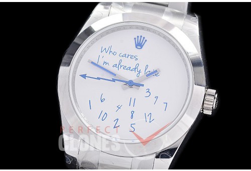 RLM00208A BP Mad Paris X colette Collaborate on “Who Cares Edition” Milgauss 116400 SS/SS White A-2824