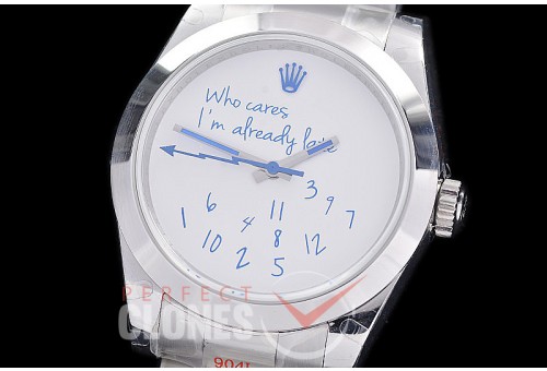 RLM00308 BP Mad Paris X colette Collaborate on “Who Cares Edition” Milgauss 116400 904L SS/SS White VR 3131