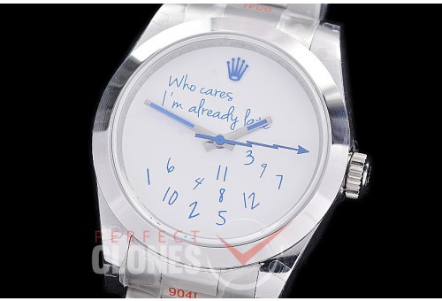 RLM00308A BP Mad Paris X colette Collaborate on “Who Cares Edition” Milgauss 116400 904L SS/SS White A-2824