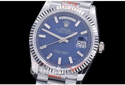 0.0 0 0 0 R40DDS00337 BPF V2 Extra Weighted Daydate 40mm 228239 904 Steel SS/SS Fluted Bez Blue Glazier A-2836