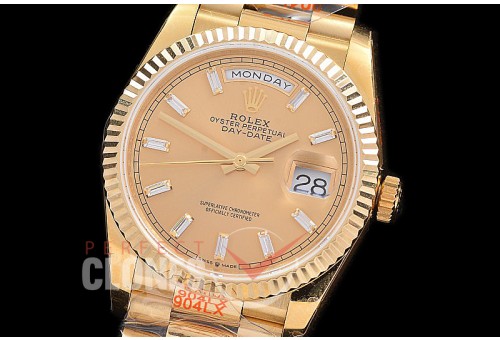 0.0 0 0 0 0 0 R36DDF00335 BPF Extra Weighted Daydate 40mm 128238 904 Steel YG/YG Fluted Bez Gold Glazier A-2836