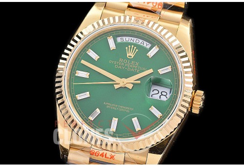 0.0 0 0 0 0 0 R36DDF00336 BPF Extra Weighted Daydate 40mm 128238 904 Steel YG/YG Fluted Bez Green Glazier A-2836